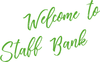 Welcome to Staff Bank